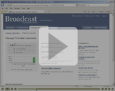 Screenshot showing mailing list creation