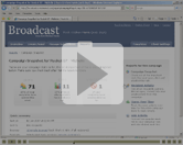 Screenshot showing reporting section